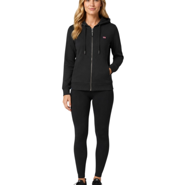 Norway Nautical School - Γυναικεία Ζακέτα Φούτερ 852411-BLACK Μαύρο 852411-BLACK