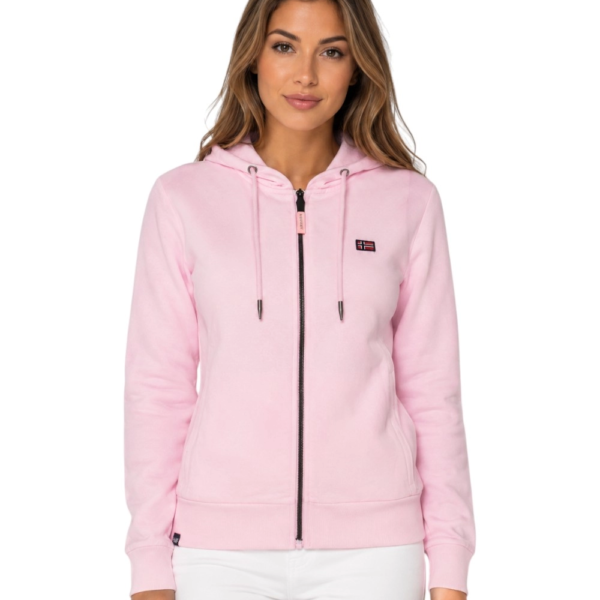 Norway Nautical School - Γυναικεία Ζακέτα Φούτερ 852411-PINK Ροζ