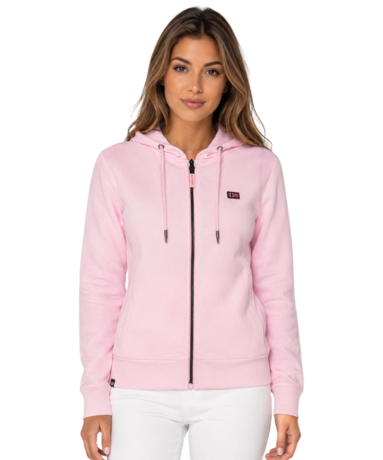 Norway Nautical School - Γυναικεία Ζακέτα Φούτερ 852411-PINK Ροζ