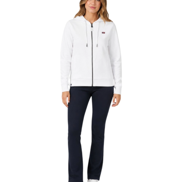 Norway Nautical School - Γυναικεία Ζακέτα Φούτερ 852411-WHITE Λευκό 852411-WHITE