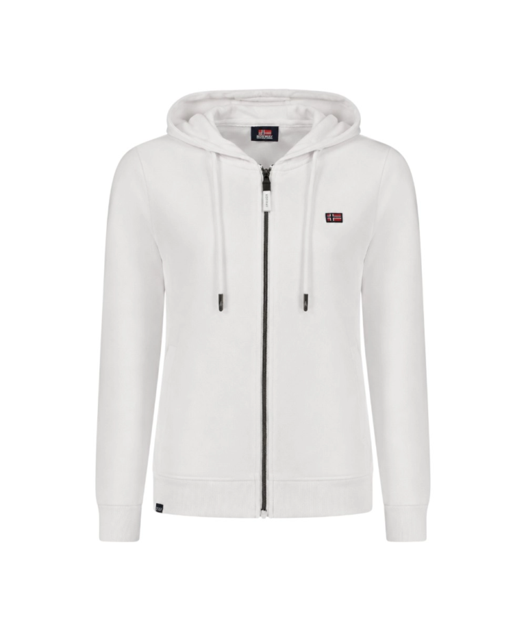 Norway Nautical School - Γυναικεία Ζακέτα Φούτερ 852411-WHITE Λευκό