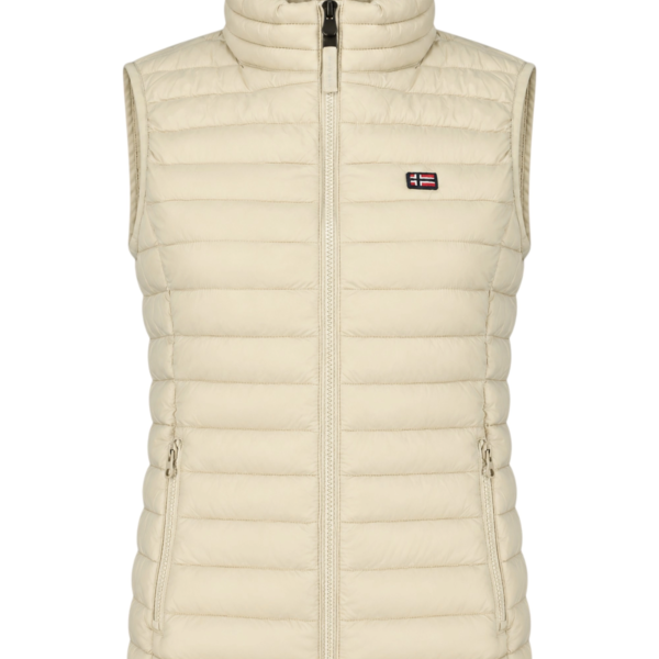 Norway Nautical School - Γυναικείο Αμάνικο Μπουφάν 832651-BEIGE Μπεζ