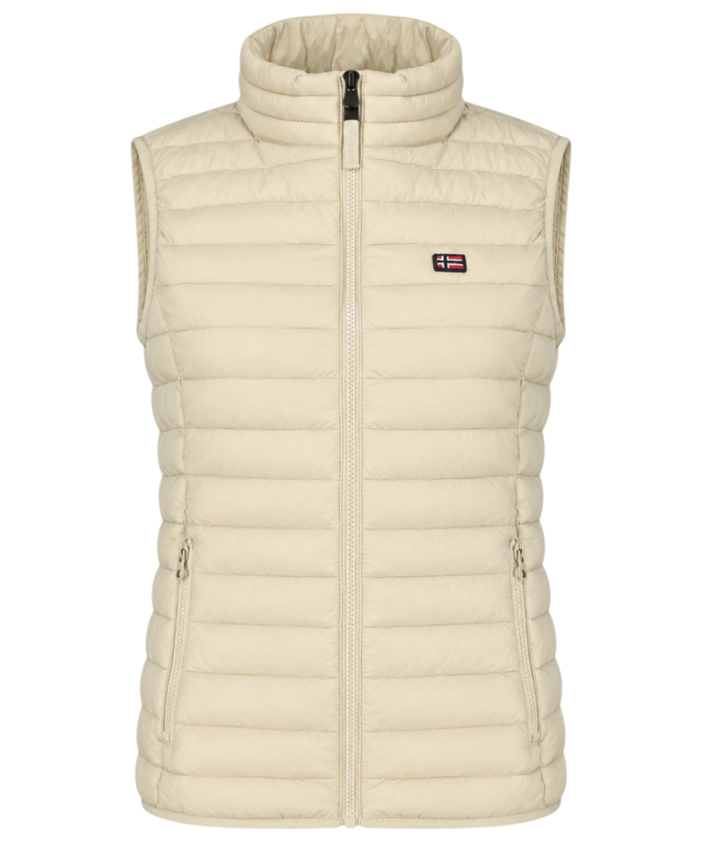 Norway Nautical School - Γυναικείο Αμάνικο Μπουφάν 832651-BEIGE Μπεζ