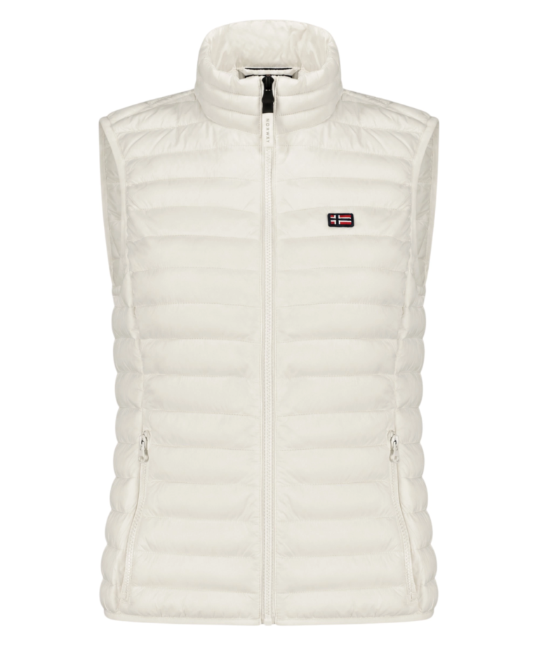Norway Nautical School - Γυναικείο Αμάνικο Μπουφάν 832651-WHITE Λευκό