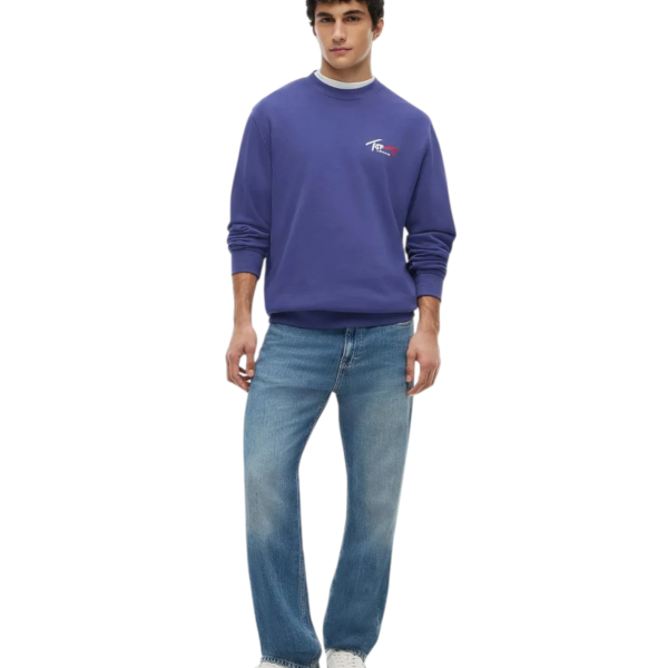 Tommy Hilfiger - Ανδρικό Φούτερ DM0DM23116-C6Q Μωβ DM0DM23116-C6Q