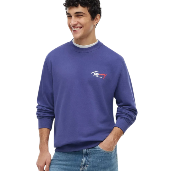 Tommy Hilfiger - Ανδρικό Φούτερ DM0DM23116-C6Q Μωβ