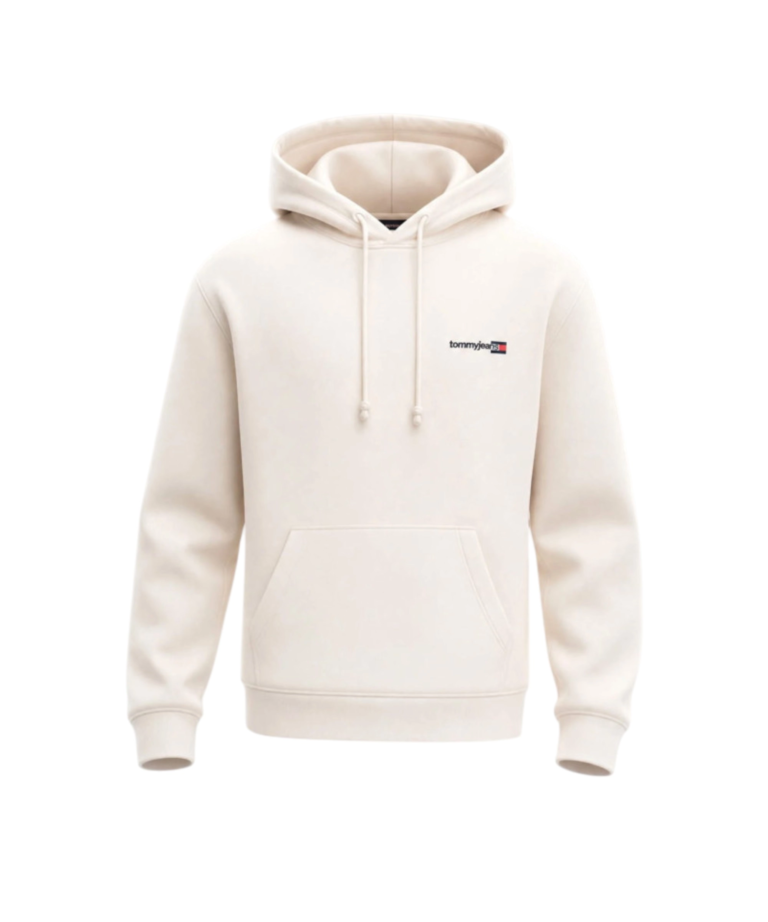 Tommy Hilfiger - Ανδρικό Φούτερ Entry DNA Regular Fit DM0DM23393-YBH Λευκό