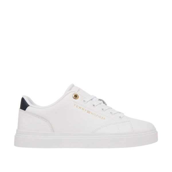 Tommy Hilfiger - Γυναικεία Sneakers Th Feminine Cupsole Leather FW0FW09105-0K6 Λευκό