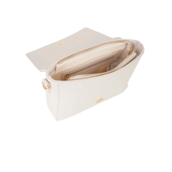 Valentino Bags - Γυναικεία Τσάντα Ώμου Foxy Re VBS9EO09-991 Εκρού VBS9EO09-991