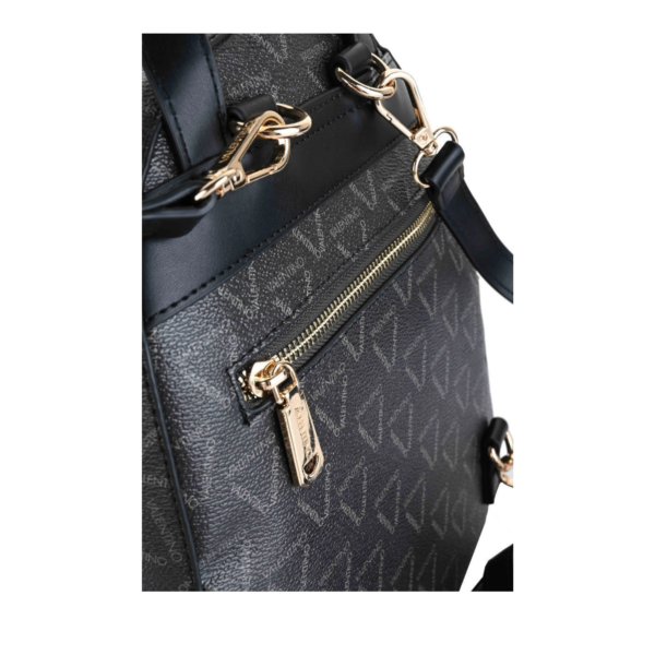 Valentino Bags - Γυναικεία Τσάντα Πλάτης Lady Re VBS8GT20-395 Μαύρο/Γκρι VBS8GT20-395