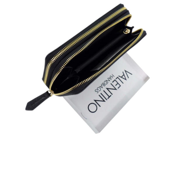Valentino Bags - Γυναικείο Μεγάλο Πορτοφόλι Rised Re VPS8P947-001 Μαύρο VPS8P947-001