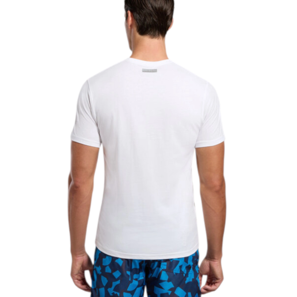 Bikkembergs - Ανδρικό T-shirt Κοντομάνικο BKK3MTS03-WHITE Λευκό BKK3MTS03-WHITE