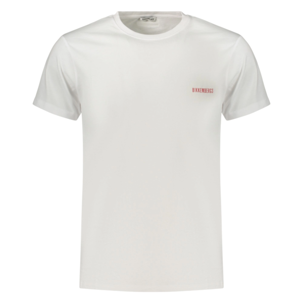 Bikkembergs - Ανδρικό T-shirt Κοντομάνικο BKK3MTS04-WHITE Λευκό