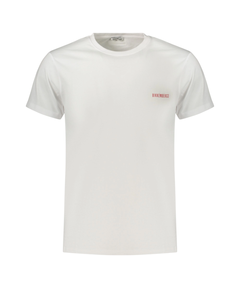 Bikkembergs - Ανδρικό T-shirt Κοντομάνικο BKK3MTS04-WHITE Λευκό
