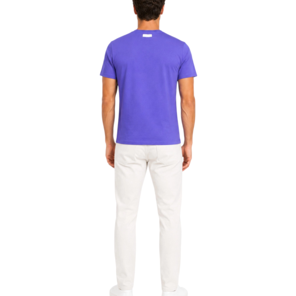 Bikkembergs - Ανδρικό T-shirt Κοντομάνικο Pupino BKK3MTS02-CLEMAT Μπλε BKK3MTS02-CLEMAT