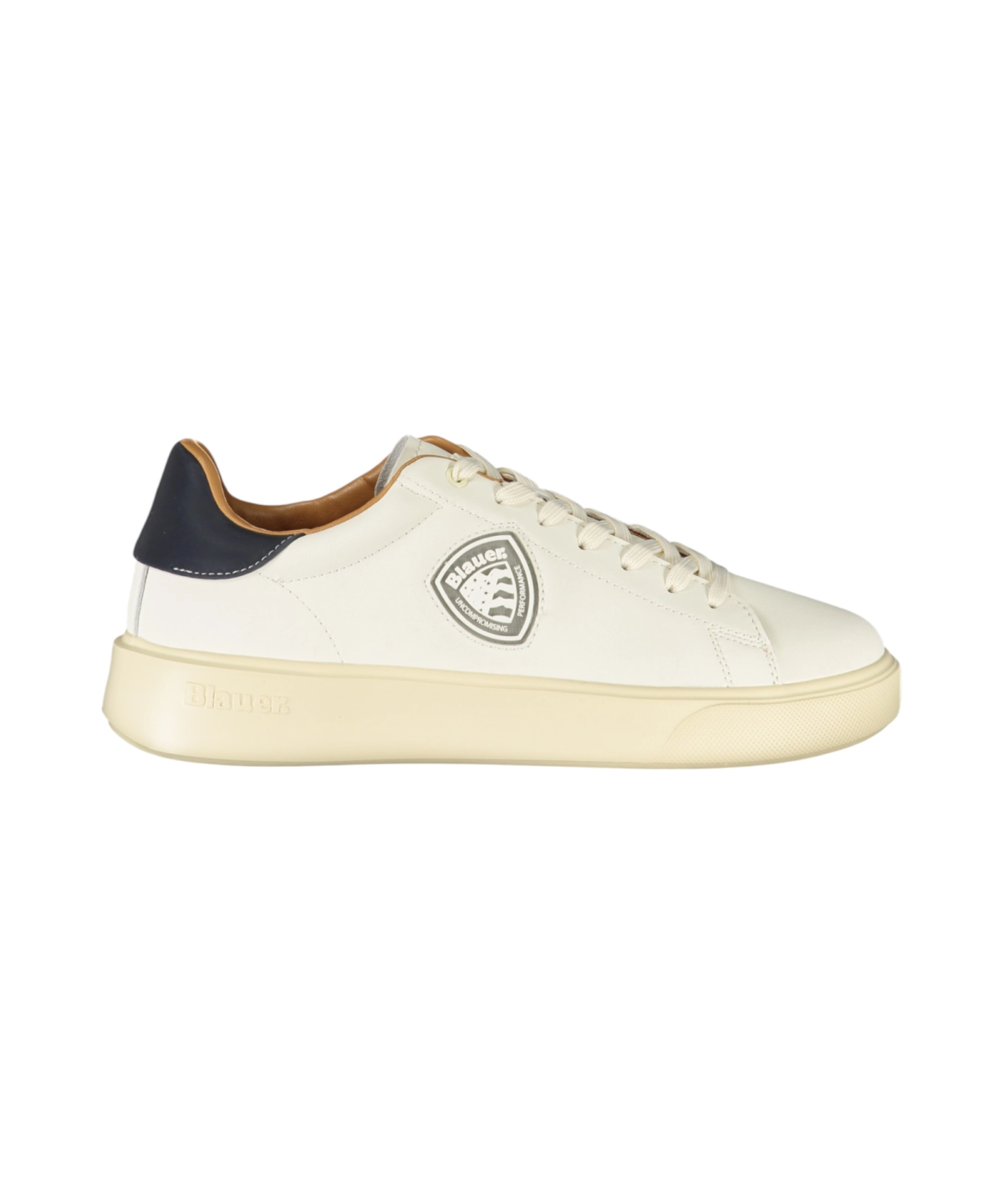 Blauer - Ανδρικά Sneakers F5BUCK07LEA-CRENVY Λευκό/Μπλε Ναυτικό