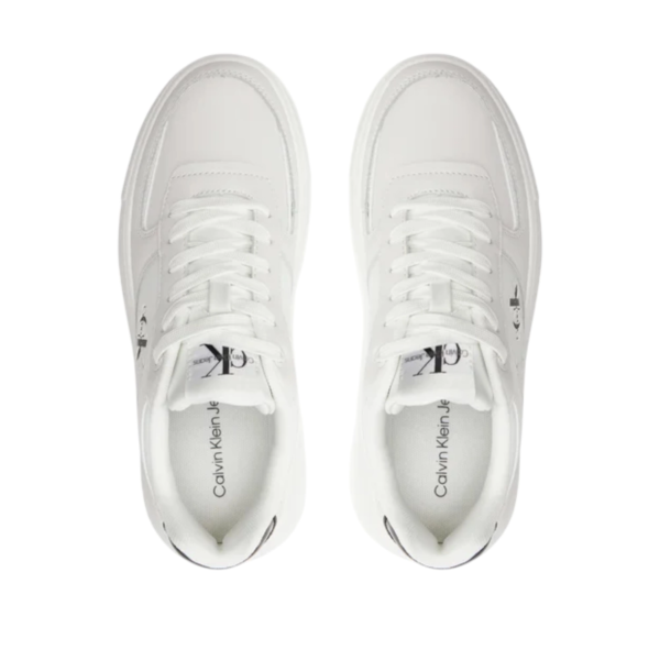Calvin Klein - Cupsole Γυναικεία Chunky Sneakers YW0YW01410-01W Λευκό YW0YW01410-01W