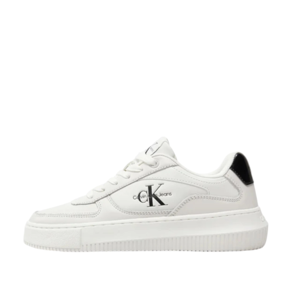 Calvin Klein - Cupsole Γυναικεία Chunky Sneakers YW0YW01410-01W Λευκό YW0YW01410-01W