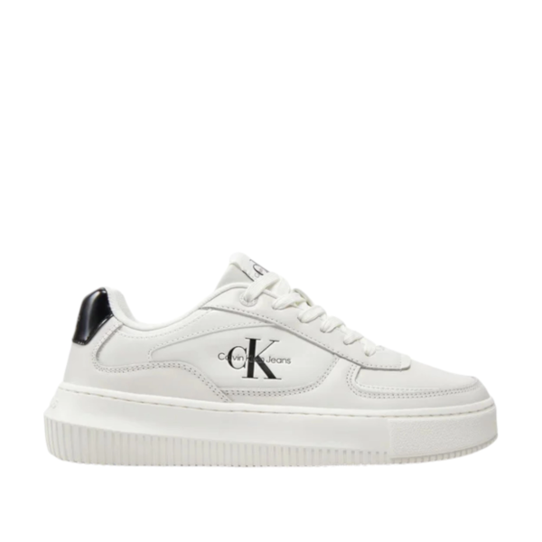 Calvin Klein - Cupsole Γυναικεία Chunky Sneakers YW0YW01410-01W Λευκό