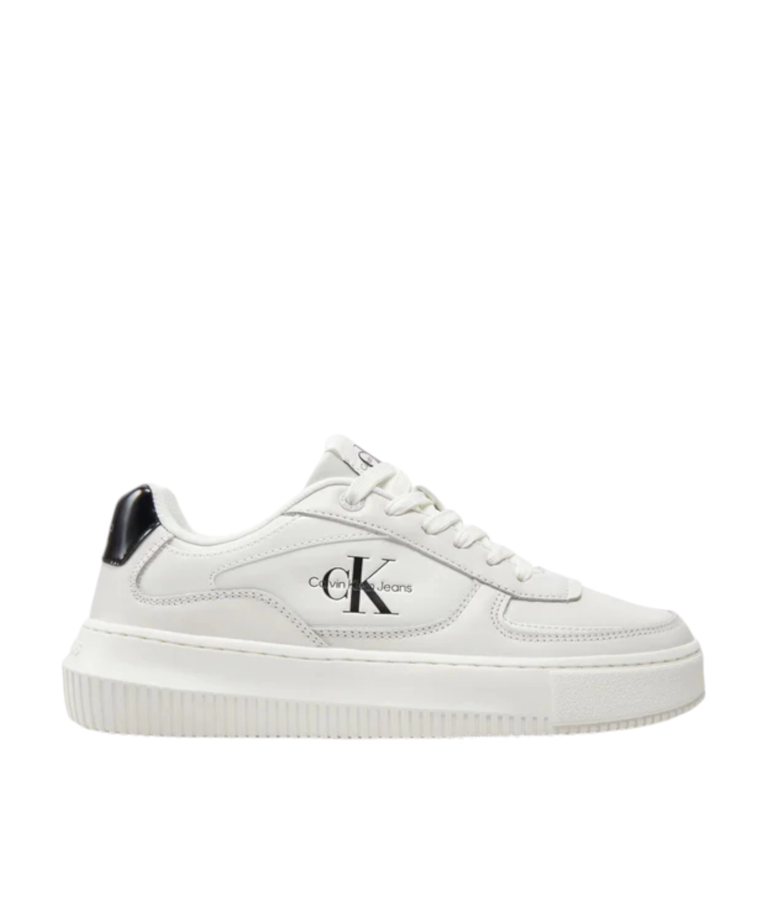 Calvin Klein - Cupsole Γυναικεία Chunky Sneakers YW0YW01410-01W Λευκό