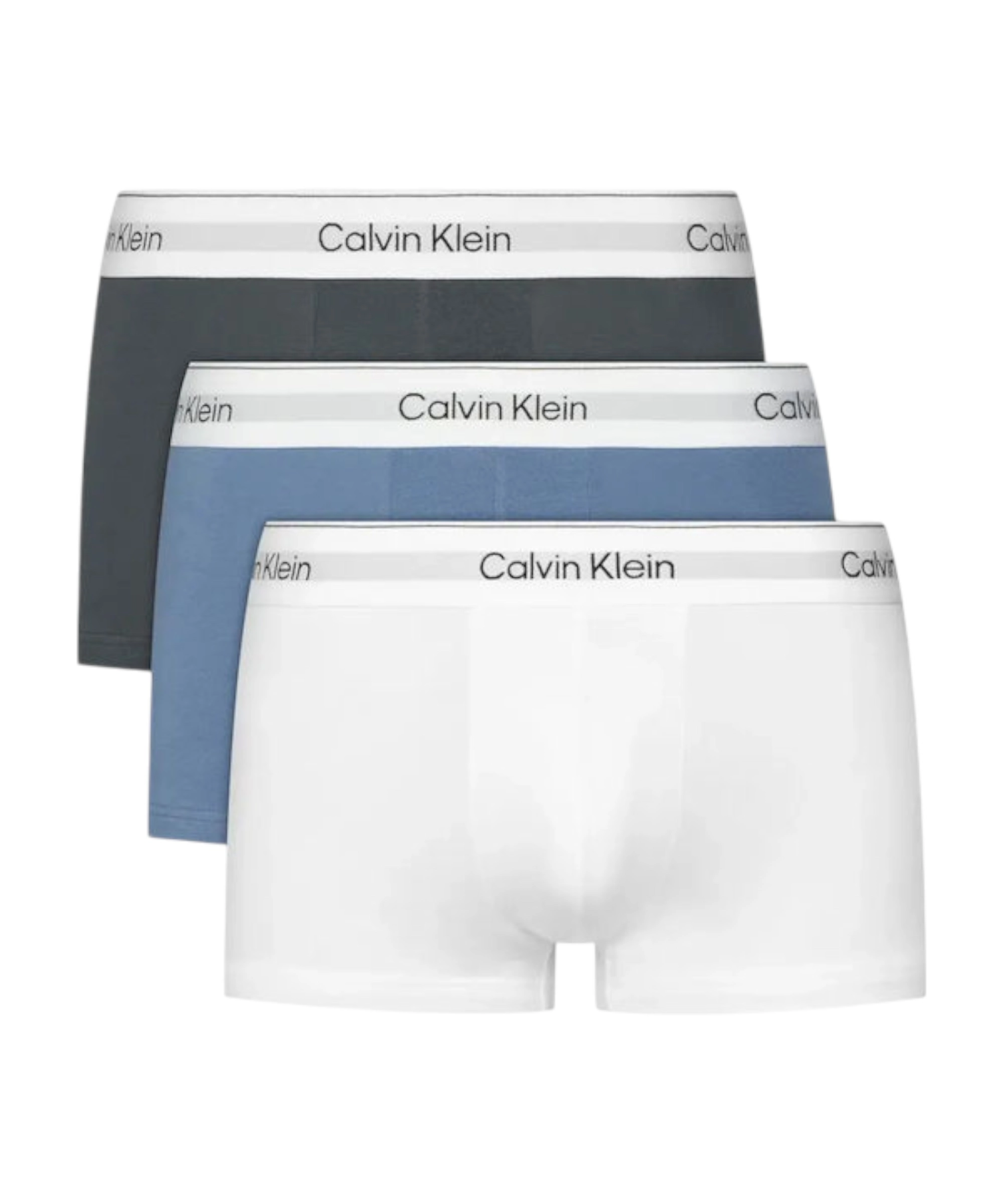 Calvin Klein - Ανδρικά Μποξεράκια 3Pack Low Rise Trunk LV00NB4389-4NC ΜαύροΓκρίΜπλε (1) Calvin Klein - Ανδρικά Μποξεράκια 3Pack Low Rise Trunk LV00NB4389-4NC Μαύρο/Γκρί/Μπλε LV00NB4389-4NC