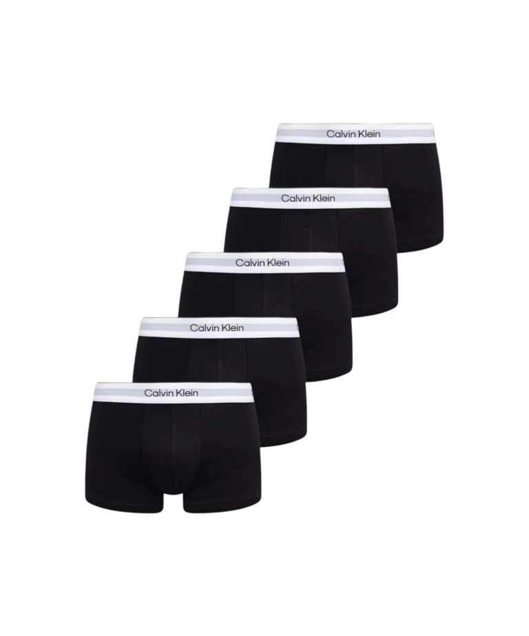 Calvin Klein - Ανδρικά Μποξεράκια 5Pack Low Rise Trunk LV00NB4390-UB1 Μαύρο