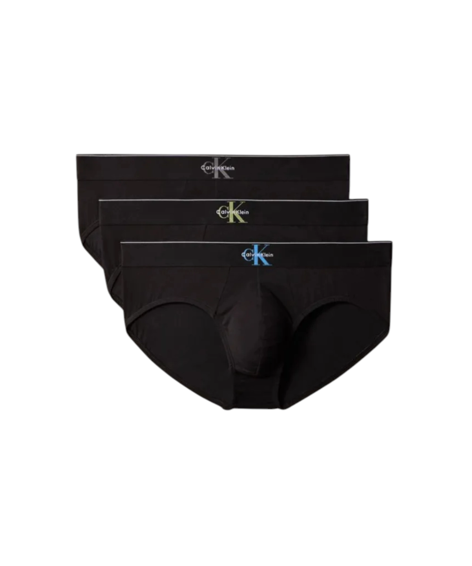 Calvin Klein - Ανδρικά Σλιπ 3Pack Graphic Monogram Cotton Stretch LV00NB4471-GUV Μαύρο (1) Calvin Klein - Ανδρικά Σλιπ 3Pack Graphic Monogram Cotton Stretch LV00NB4471-GUV Μαύρο LV00NB4471-GUV