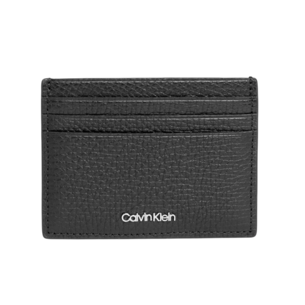 Calvin Klein - Ανδρική Δερμάτινη Καρτοθήκη K50K509613-BAX Μαύρο K50K509613-BAX