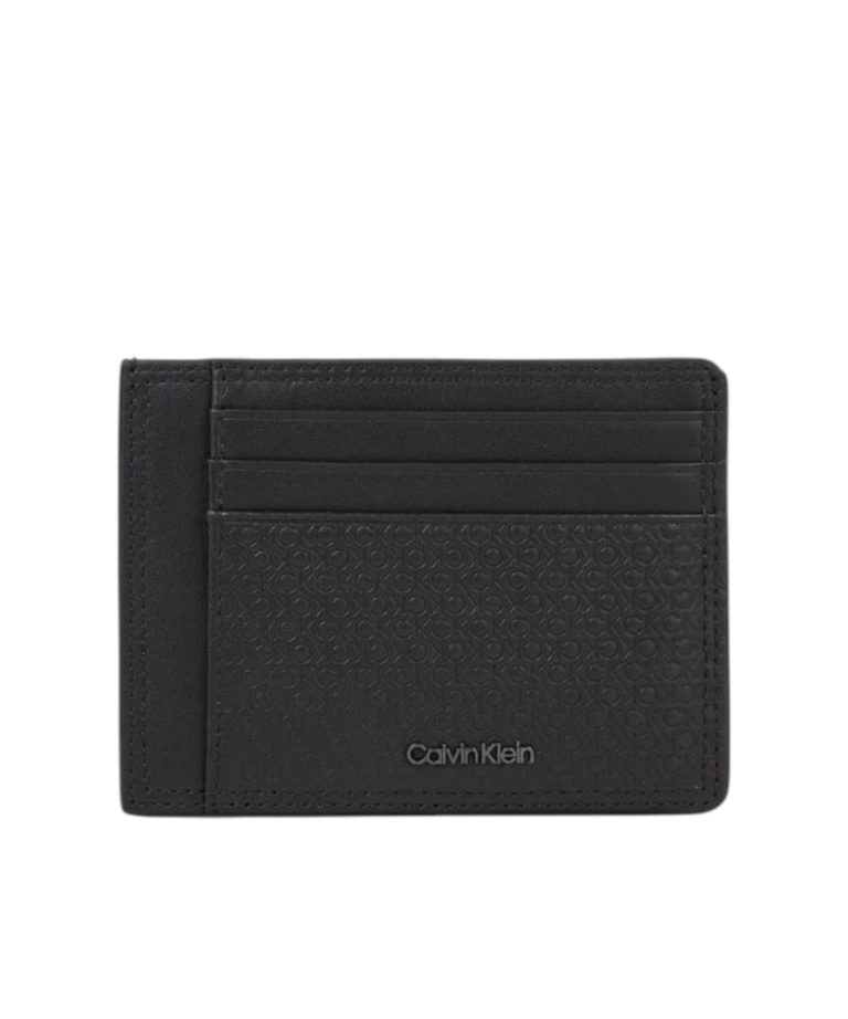 Calvin Klein - Ανδρική Δερμάτινη Καρτοθήκη Minimalism Id Cardholder K50K510906-0IO Μαύρο