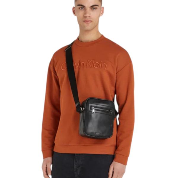 Calvin Klein - Ανδρική Τσάντα Ώμου / Χιαστί Ck Elevated Reporter S K50K511190-BAX Μαύρο K50K511190-BAX