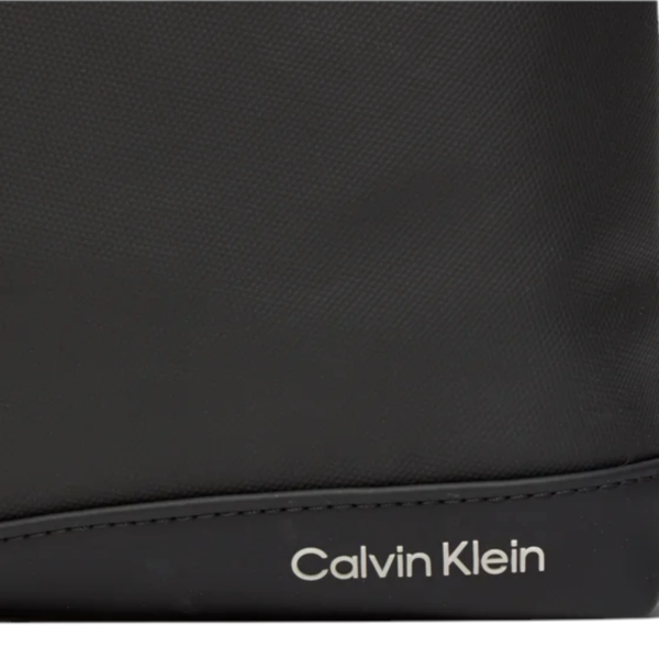 Calvin Klein - Ανδρική Τσάντα Ώμου / Χιαστί Rubberized Conv Flatpack K50K511254-BEH Μαύρο K50K511254-BEH