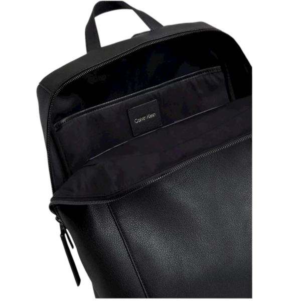 Calvin Klein - Ανδρική Τσάντα Πλάτης Calvin Klein Men's Backpack Black Faux Leather 13" Laptop Bag K50K510811-BAX Μαύρο K50K510811-BAX