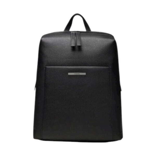 Calvin Klein - Ανδρική Τσάντα Πλάτης Calvin Klein Men's Backpack Black Faux Leather 13" Laptop Bag K50K510811-BAX Μαύρο