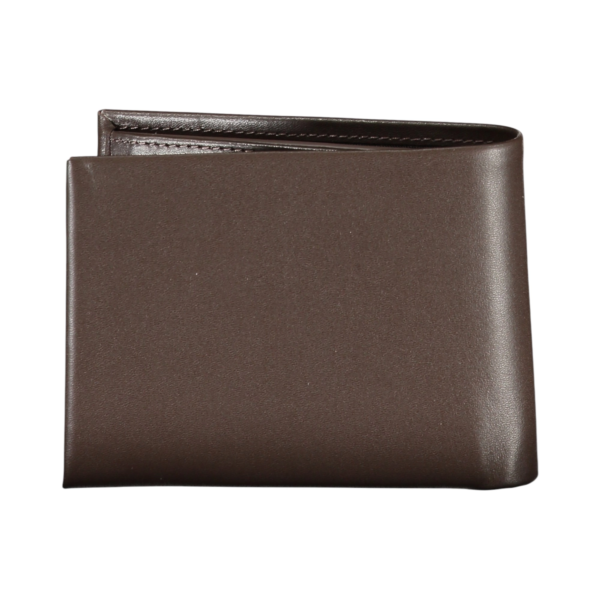 Calvin Klein - Ανδρικό Δερμάτινο Πορτοφόλι Ck Concise Trifold 10Cc W/Coin L K50K510600-BAR Καφέ K50K510600-BAR
