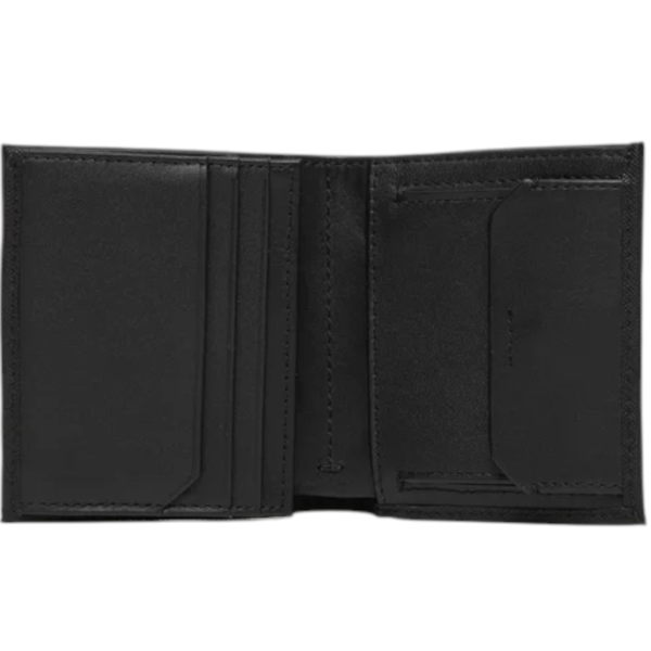 Calvin Klein - Ανδρικό Δερμάτινο Πορτοφόλι Ck Must Trifold 6Cc W/ Coin K50K511382-BEH Μαύρο K50K511382-BEH