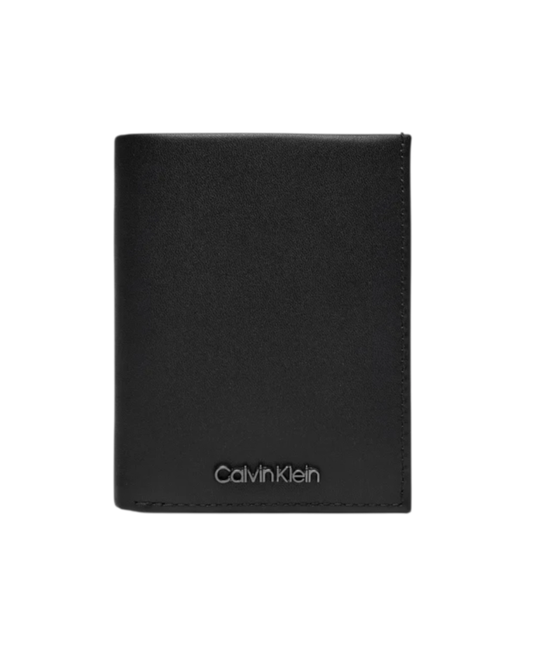 Calvin Klein - Ανδρικό Δερμάτινο Πορτοφόλι Ck Set Bifold 6Cc W/Coin K50K511284-BEH Μαύρο
