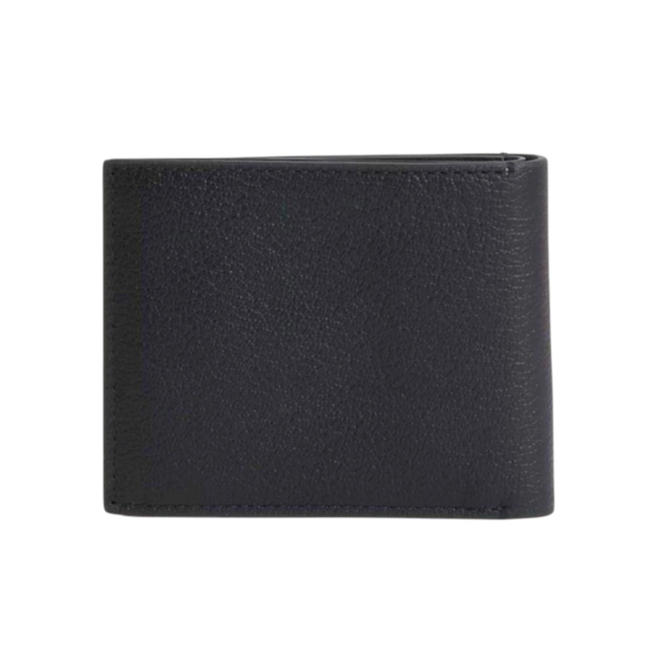 Calvin Klein - Ανδρικό Δερμάτινο Πορτοφόλι Modern Bar Bifold 5Cc W/Coin K50K510889-BAX Μαύρο K50K510889-BAX