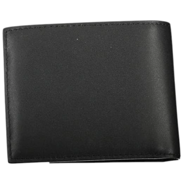 Calvin Klein - Ανδρικό Δερμάτινο Πορτοφόλι Modern Plaque Bifold 6cc W/Bill K50K509975-BAX Μαύρο K50K509975-BAX