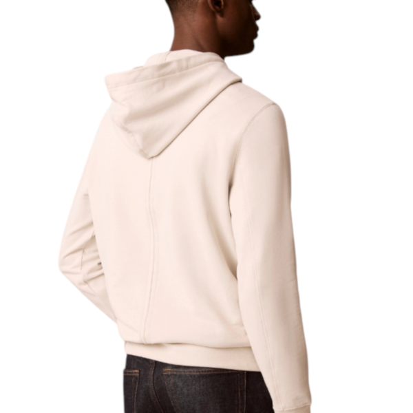 Calvin Klein - Ανδρικό Μακρυμάνικο Φούτερ 350terry Badge Hoodie LV04RJ201G-PDJ Μπεζ LV04RJ201G-PDJ