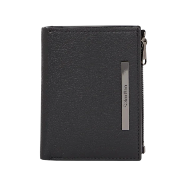 Calvin Klein - Ανδρικό Πορτοφόλι Modern Bar Trifold 6Cc Detach K50K510886-BAX Μαύρο