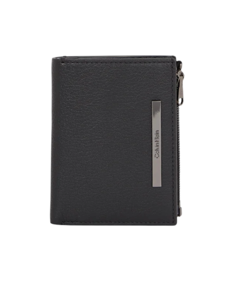 Calvin Klein - Ανδρικό Πορτοφόλι Modern Bar Trifold 6Cc Detach K50K510886-BAX Μαύρο