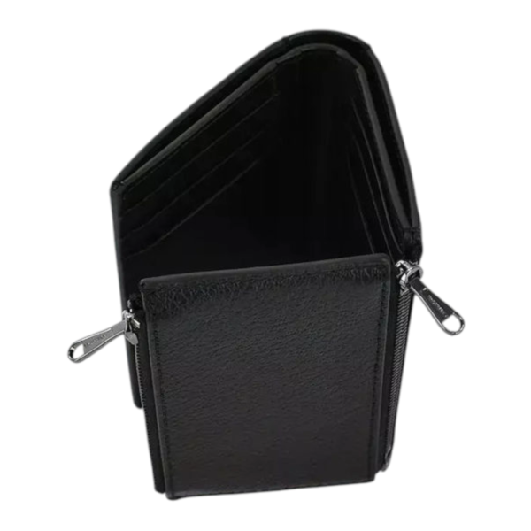 Calvin Klein - Ανδρικό Πορτοφόλι Modern Bar Trifold 6Cc Detach K50K510886-BAX Μαύρο K50K510886-BAX