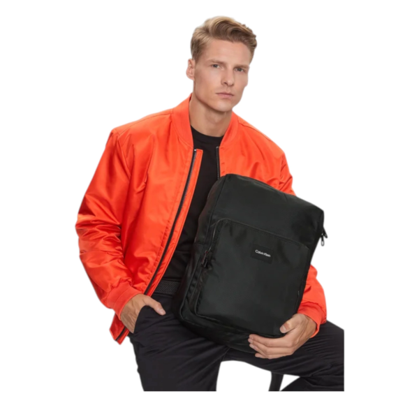 Calvin Klein - Ανδρικό Σακίδιο Πλάτης Ck Must T Squared Bp K50K510534-BAX Μαύρο K50K510534-BAX