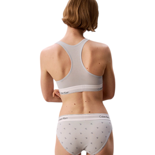 Calvin Klein - Γυναικεία Αθλητικά Μπουστάκια Icon Cotton Modal LV00QF8494-PSO Μαύρο/Γαλάζιο LV00QF8494-PSO