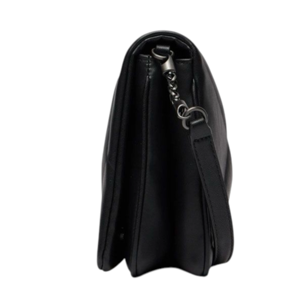 Calvin Klein - Γυναικεία Τσάντα Ώμου Re-Lock Quilt K60K611021-BEH Μαύρο K60K611021-BEH