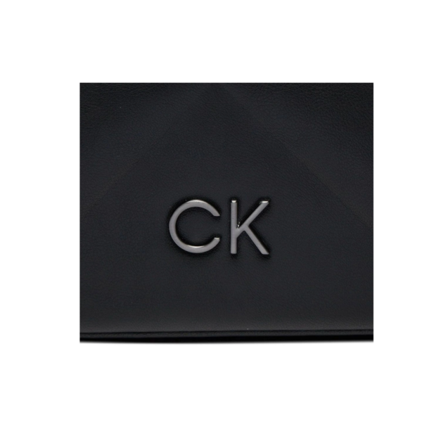 Calvin Klein - Γυναικεία Τσάντα Ώμου Re-Lock Quilt K60K611021-BEH Μαύρο K60K611021-BEH