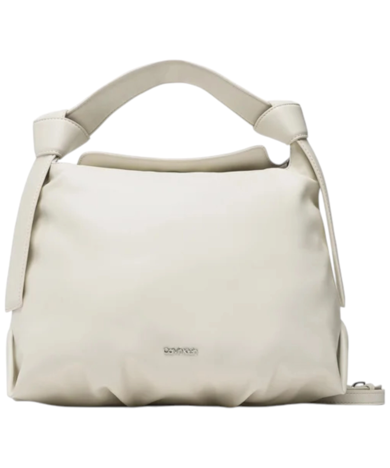 Calvin Klein - Γυναικεία Τσάντα Ώμου/Χειρός Soft Nappa Crossbody Textile K60K610166-PC4 Μπεζ