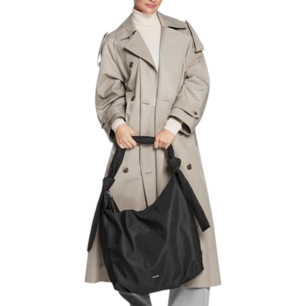 Calvin Klein - Γυναικεία Τσάντα Ώμου/Χειρός Soft Nappa Tote Lg Textile K60K610200-BAX Μαύρο K60K610200-BAX