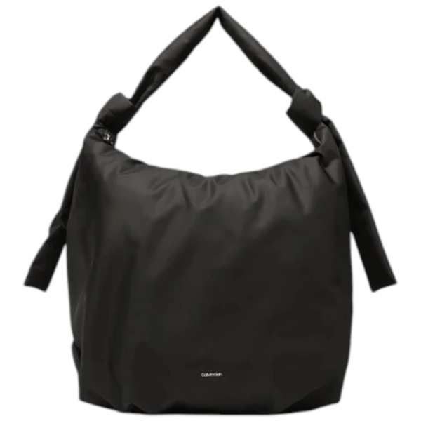 Calvin Klein - Γυναικεία Τσάντα Ώμου/Χειρός Soft Nappa Tote Lg Textile K60K610200-BAX Μαύρο