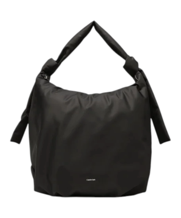 Calvin Klein - Γυναικεία Τσάντα Ώμου/Χειρός Soft Nappa Tote Lg Textile K60K610200-BAX Μαύρο